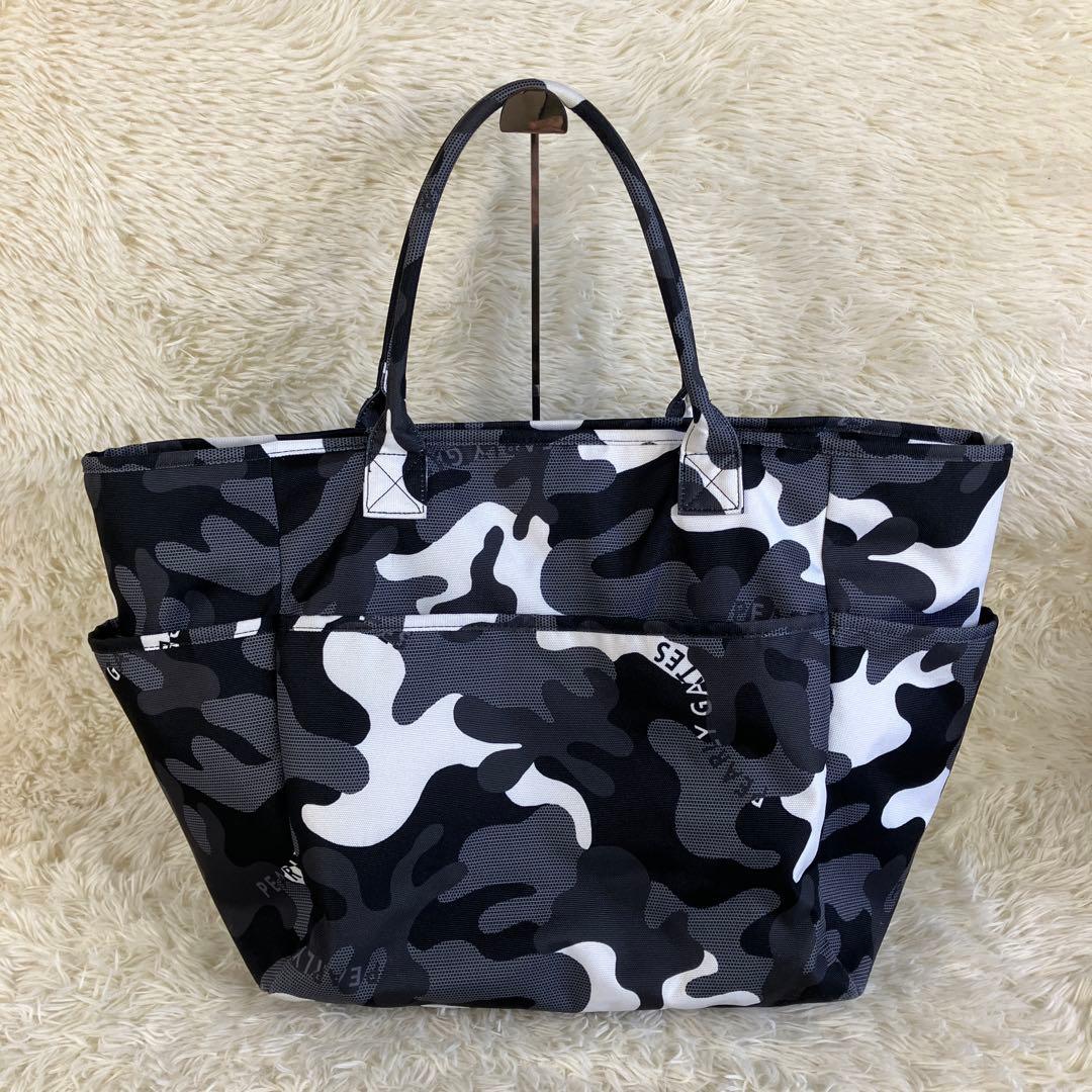 希少 完全完売品 パーリーゲイツ ブラックカモ　ロッカーバッグ 迷彩 大容量