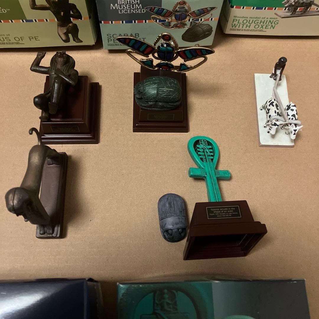 海洋堂　大英博物館　至宝展　古代エジプトの遺産　ミニチュア　全15種類