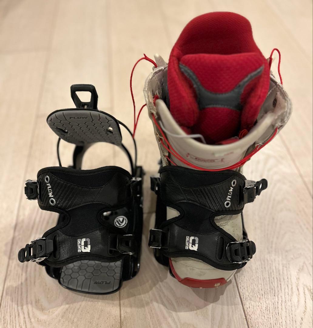 フロー ビンディング x バートンブーツ アイオン　25cm & バートンボード