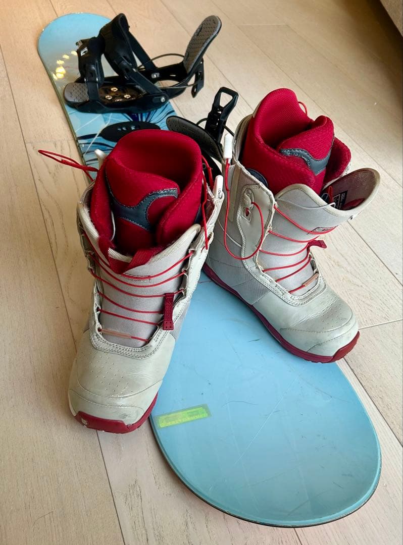 フロー ビンディング x バートンブーツ アイオン　25cm & バートンボード