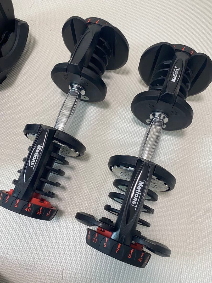 【セット売り①】モーションズ　可変式ダンベル 40kg 2個セット