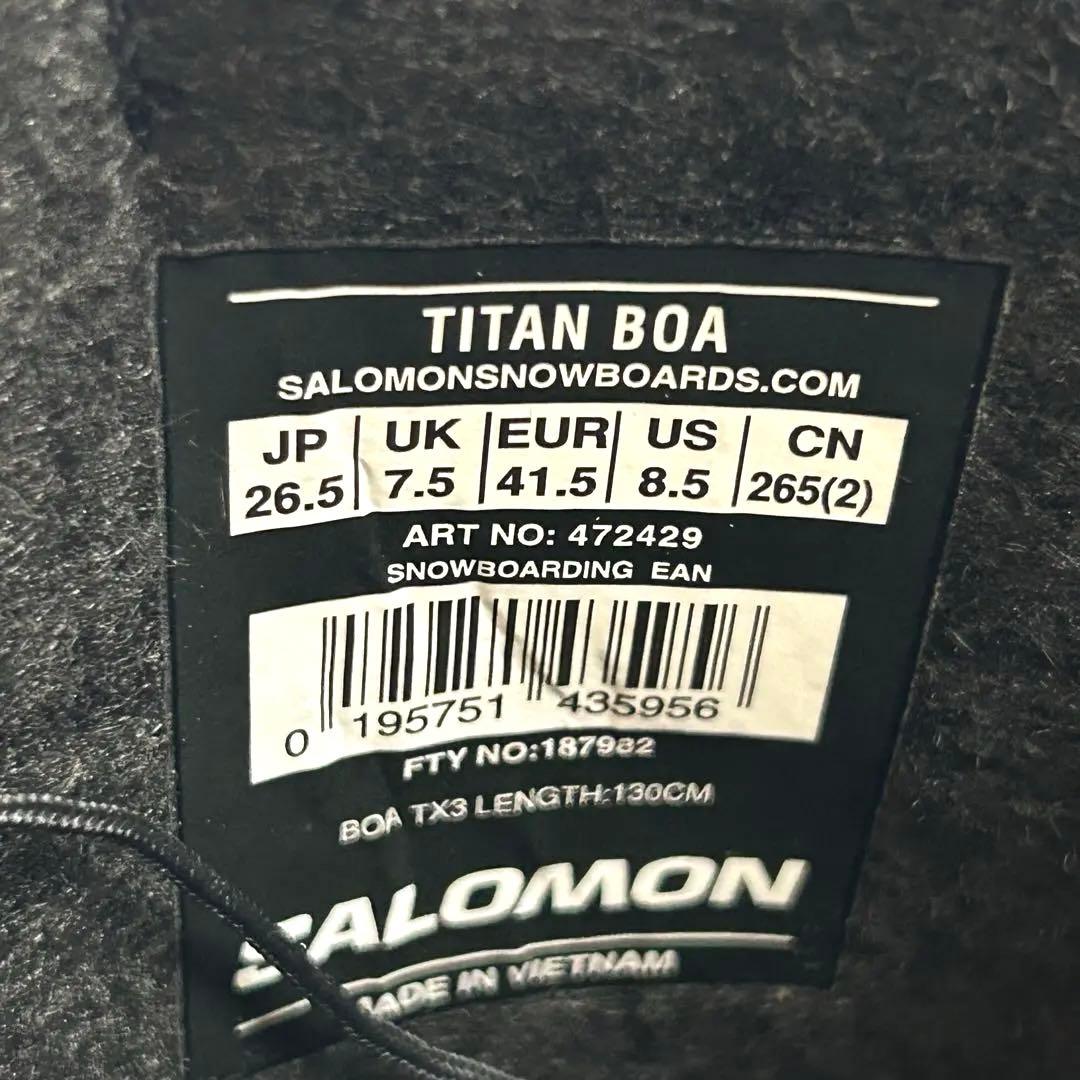 Salomon Tintan Boa スノーボードブーツ サロモン　26.5