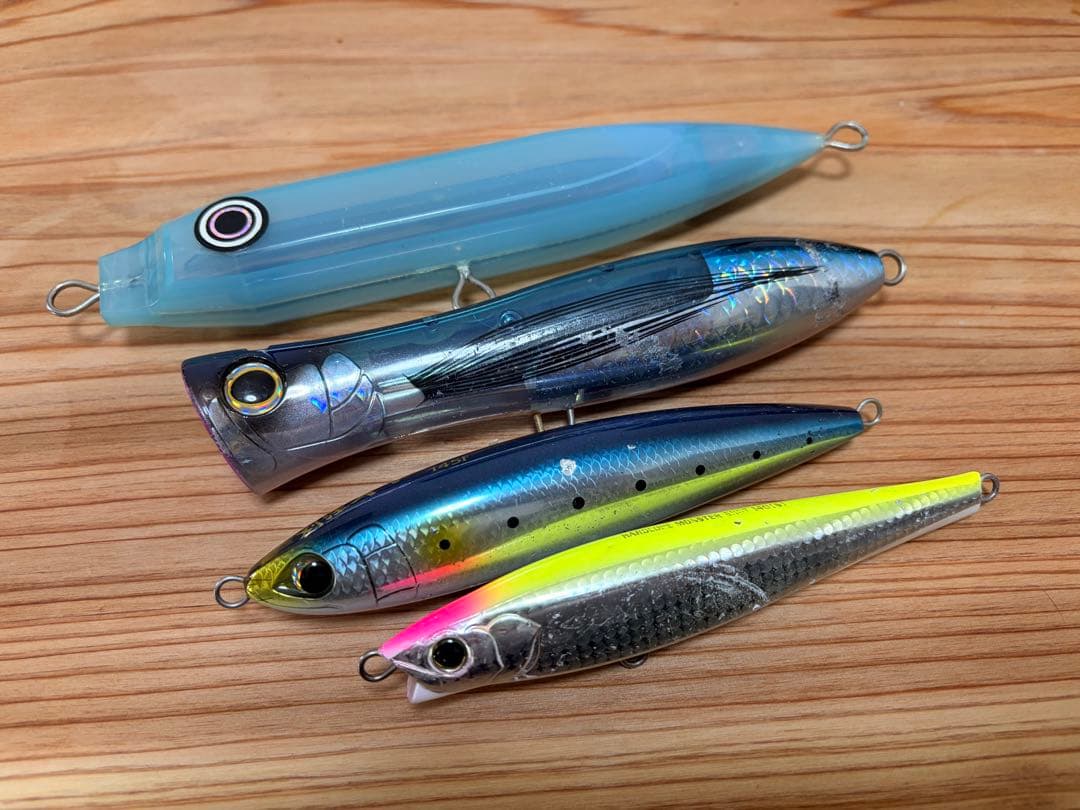 【バラ売り不可】青物用プラグ4本セット