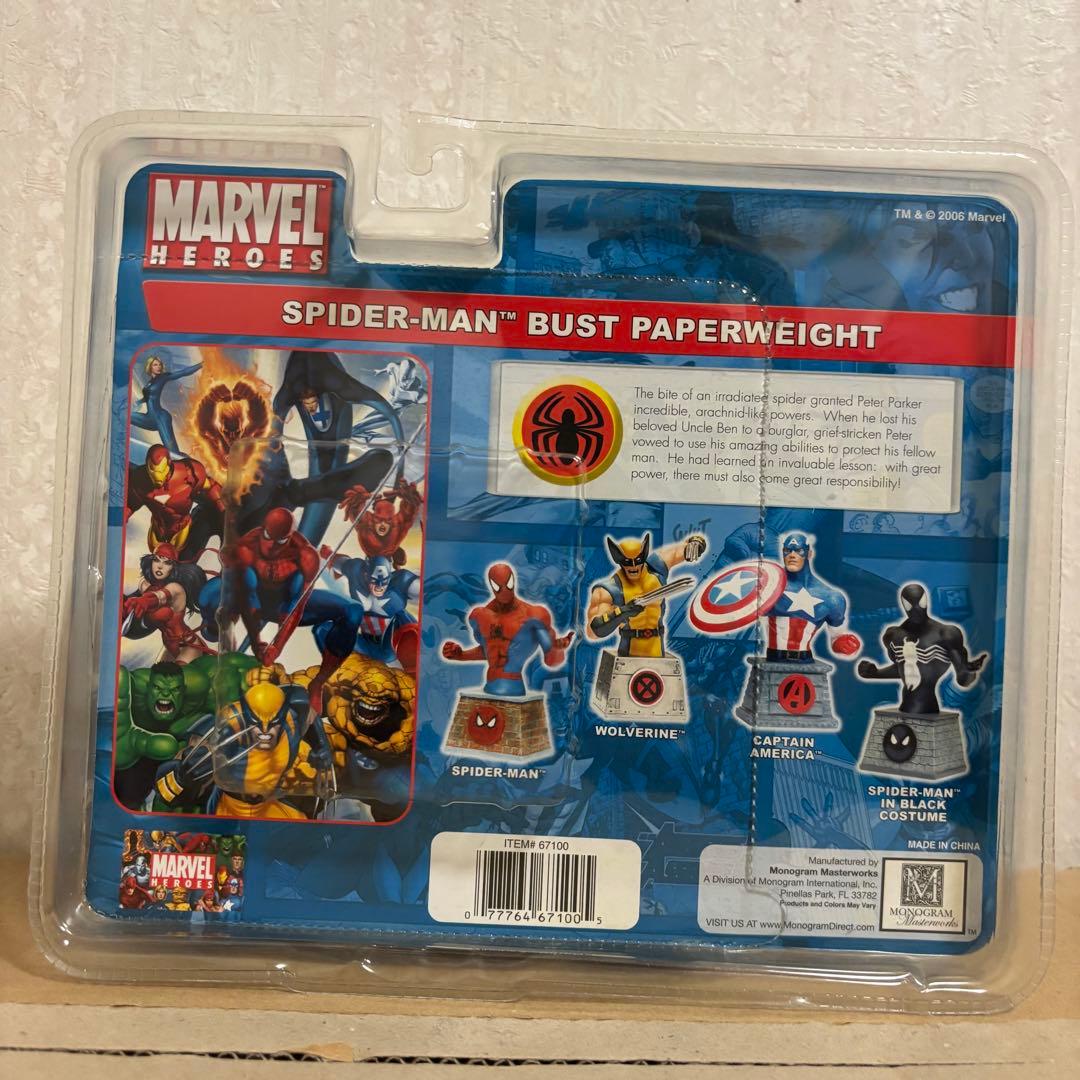 スパイダーマン ペーパーウエイト フィギュア 未開封