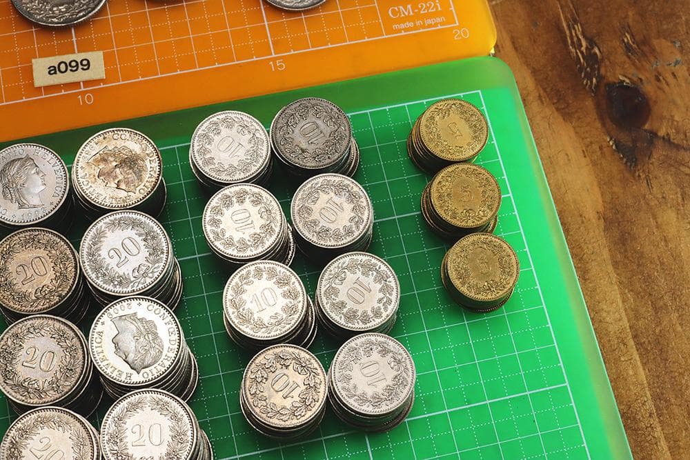 a099 スイス  硬貨　貨幣 99スイスフラン　コレクション