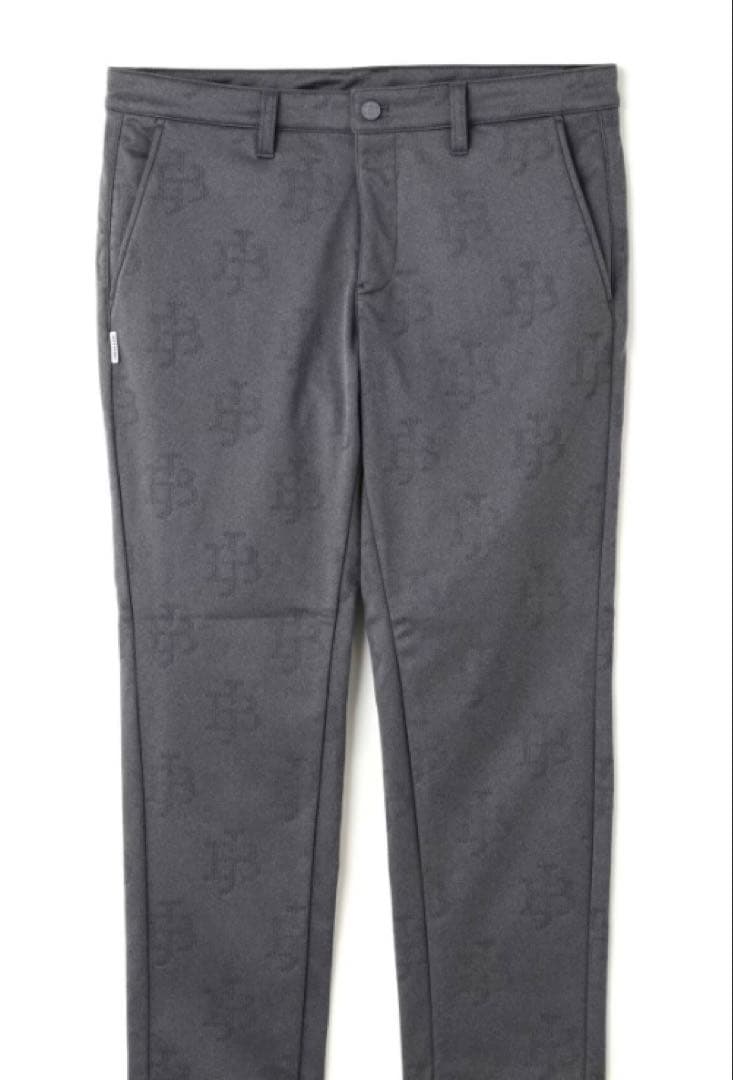 新品 ジャックバニー ピンソニック裏フリース 防風テーパードパンツ 6LLグレー