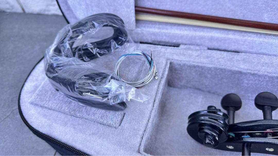 【超得大セール】Ennbom エレキヴァイオリン エボニー サイレントバイオリン