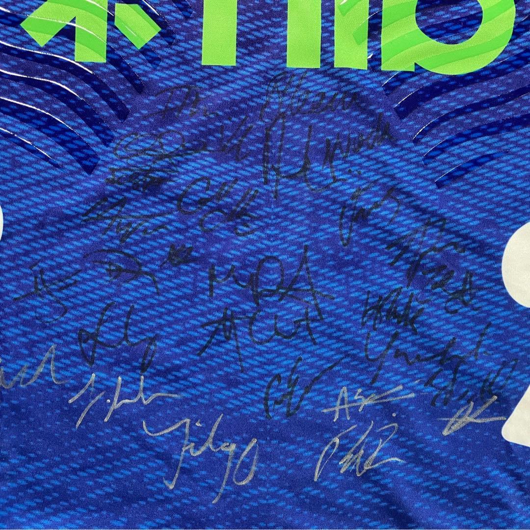 2024クロスボーダーラグビー BLUES 実使用 選手サイン入りジャージ
