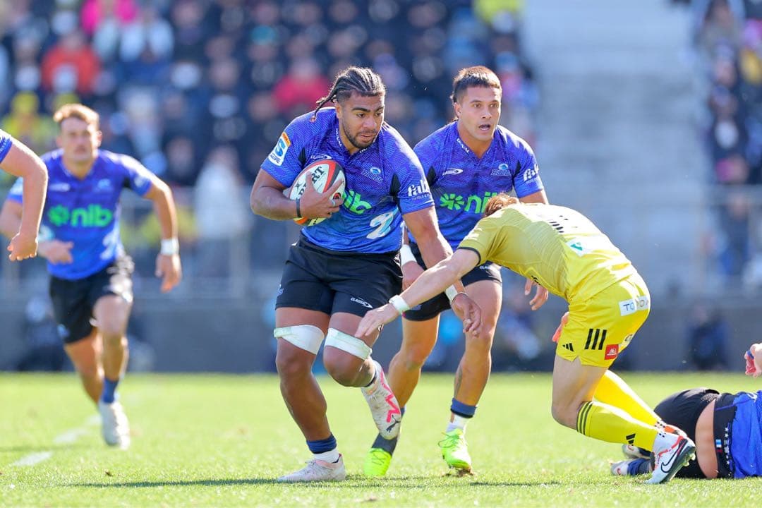 2024クロスボーダーラグビー BLUES 実使用 選手サイン入りジャージ