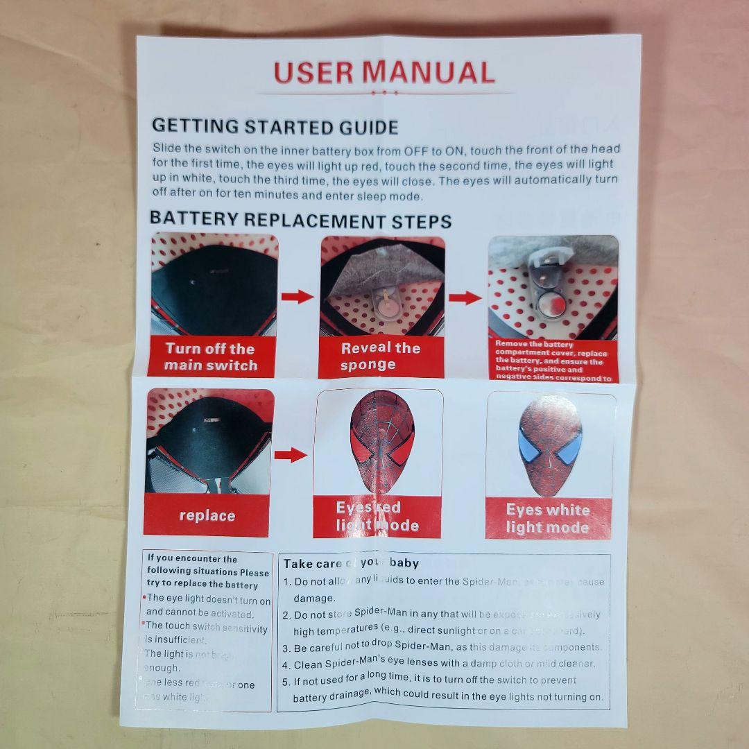 【スパイダーマン】新品 ブラックスパイダーマン 2Dマスク サムライミ版