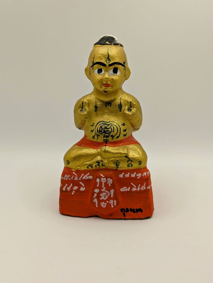 タイお守り　クマントーン　タイ　ナコンパトム県　ワットサームガーム