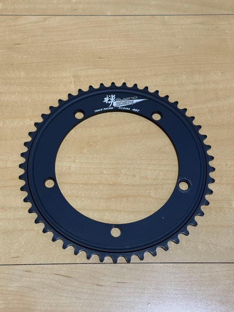 SUGINO ZEN144 CHAINRING Black 禅