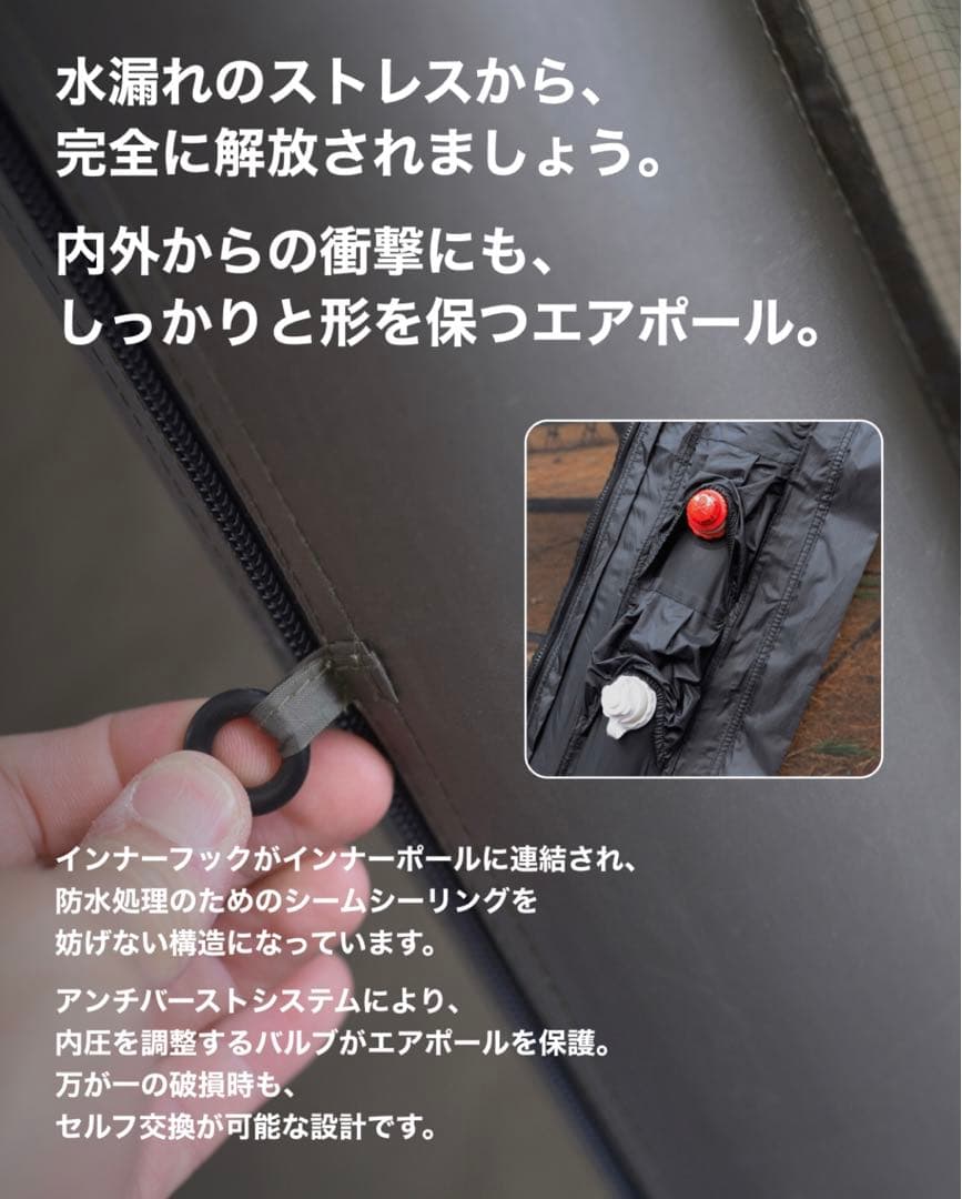 URBANSIDE EASY-BUNKER テント 5.6x4.5m ①