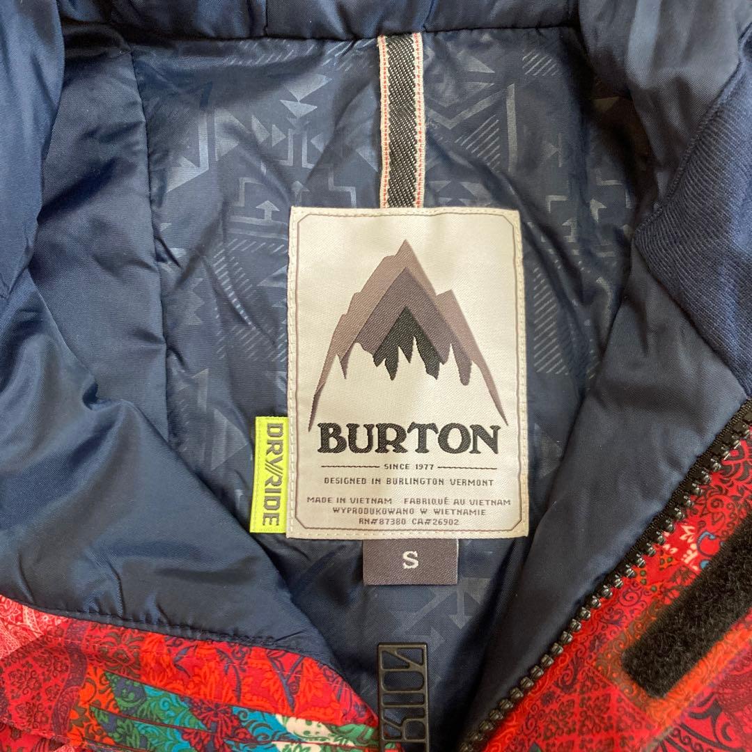 【美品】バートン Burton スキーウェア スノボジャケットSレディース