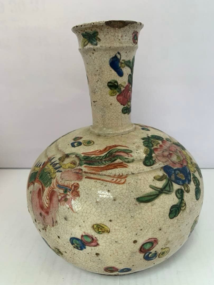 中国美術　明時代　花入　送料込み