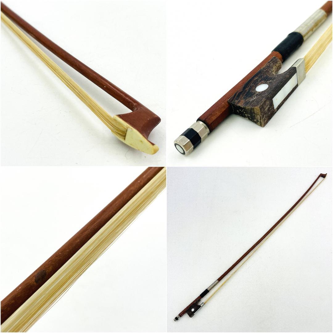 【美品・整備品】ラベル無し バイオリン 4/4 フルサイズ 弓・ハードケース付き