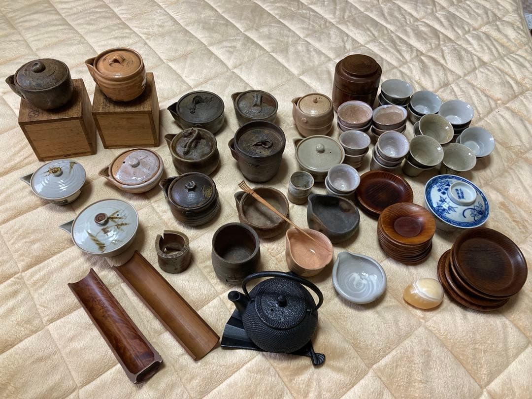 鈴*木様 【セット】備前焼　宝瓶　急須　湯冷し　湯呑み　煎茶道具　南部鉄器急須