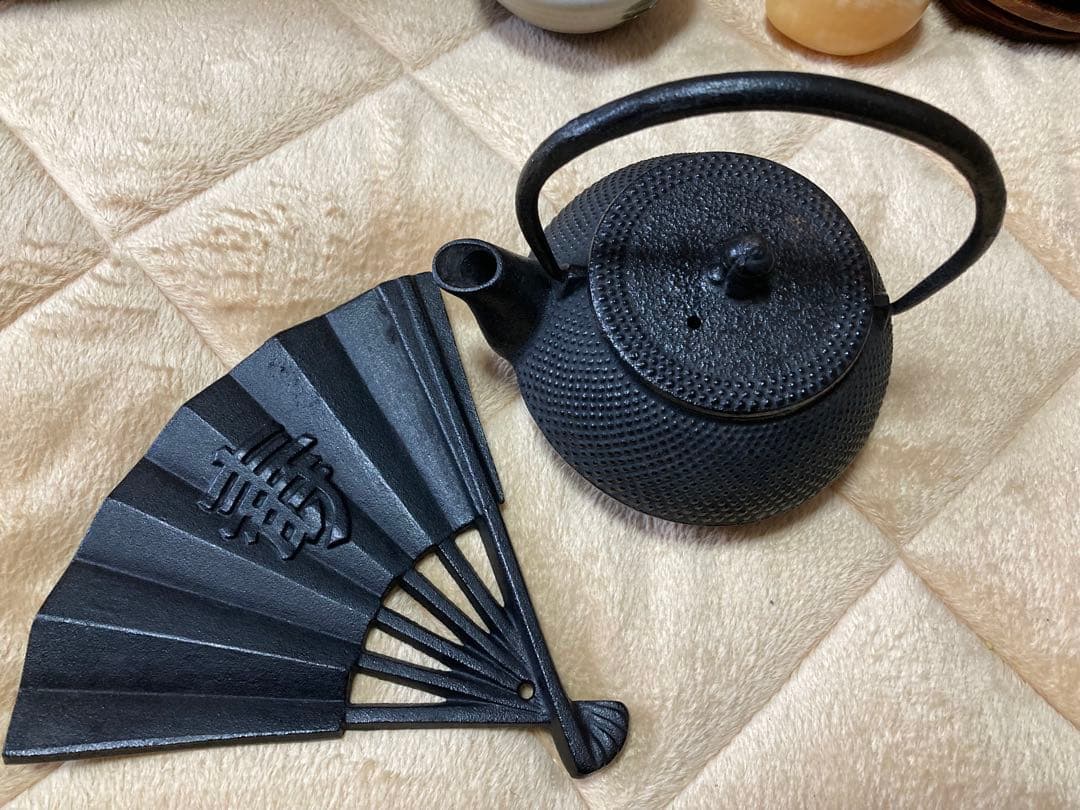 鈴*木様 【セット】備前焼　宝瓶　急須　湯冷し　湯呑み　煎茶道具　南部鉄器急須