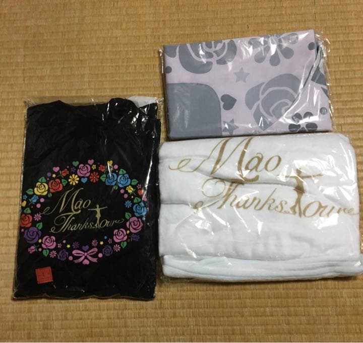 新品未使用　浅田真央　サンクスツアー  グッズ　ブランケット　エプロン Tシャツ