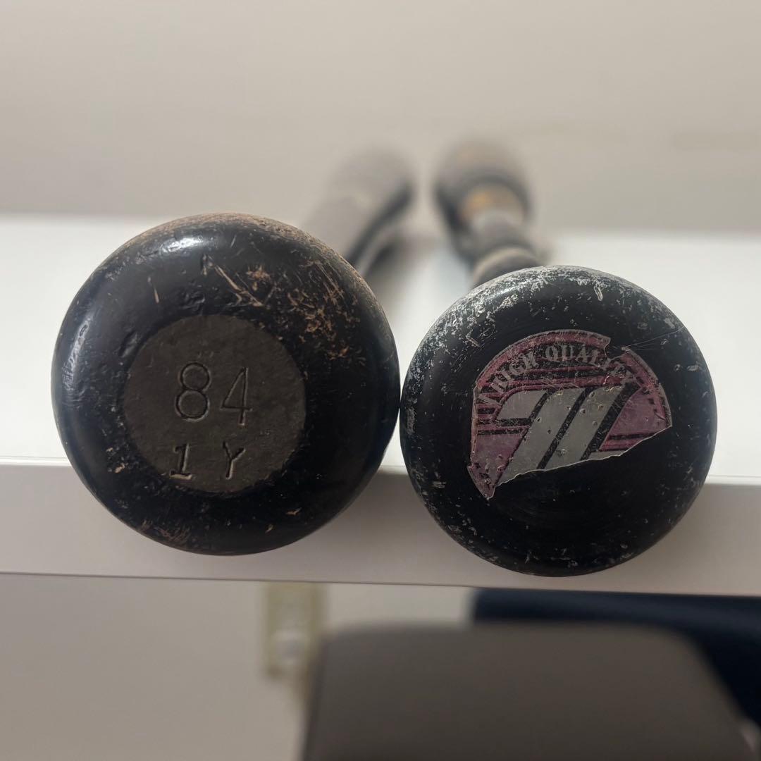 ZETT ゼット 軟式バット　Mizunoミズノ トレーニングバット　2本セット