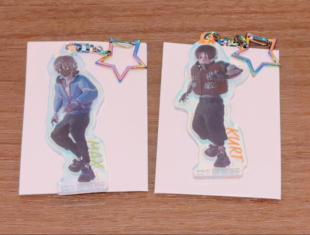 ミルキーサブウェイ オーロラアクリルキーホルダー 特典 カート・マックス