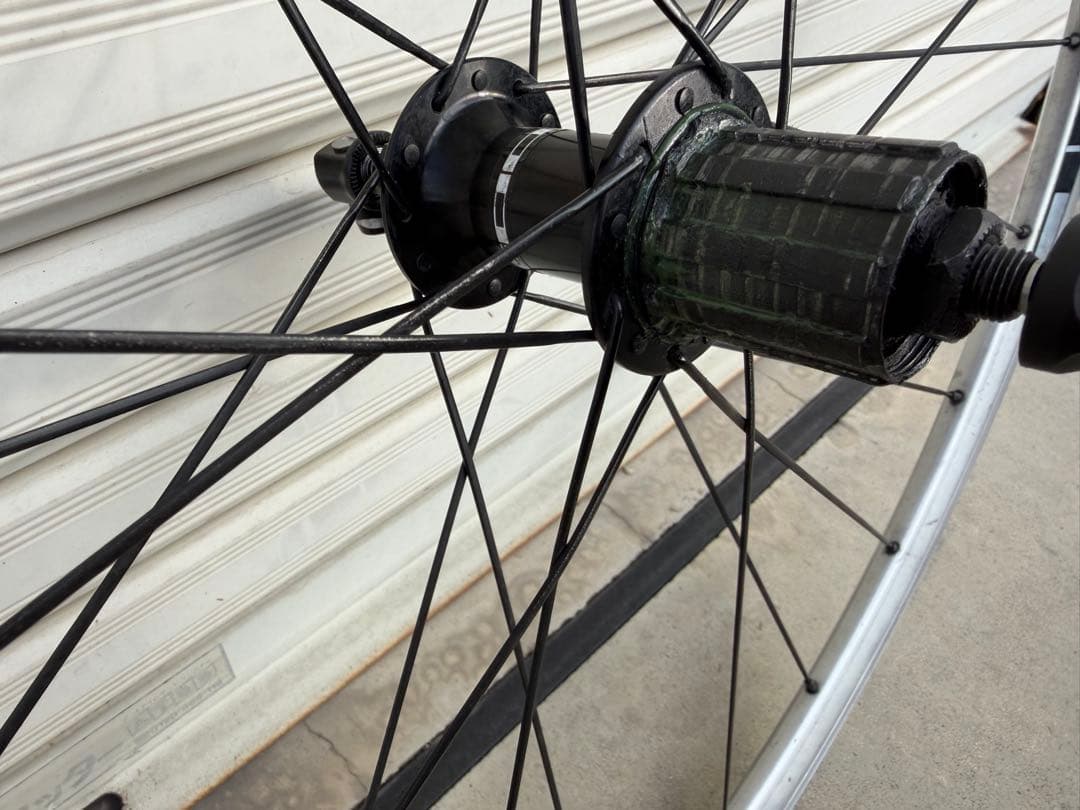 SHIMANO シマノWH-R501-30 シルバークリンチャーエアロスポーク