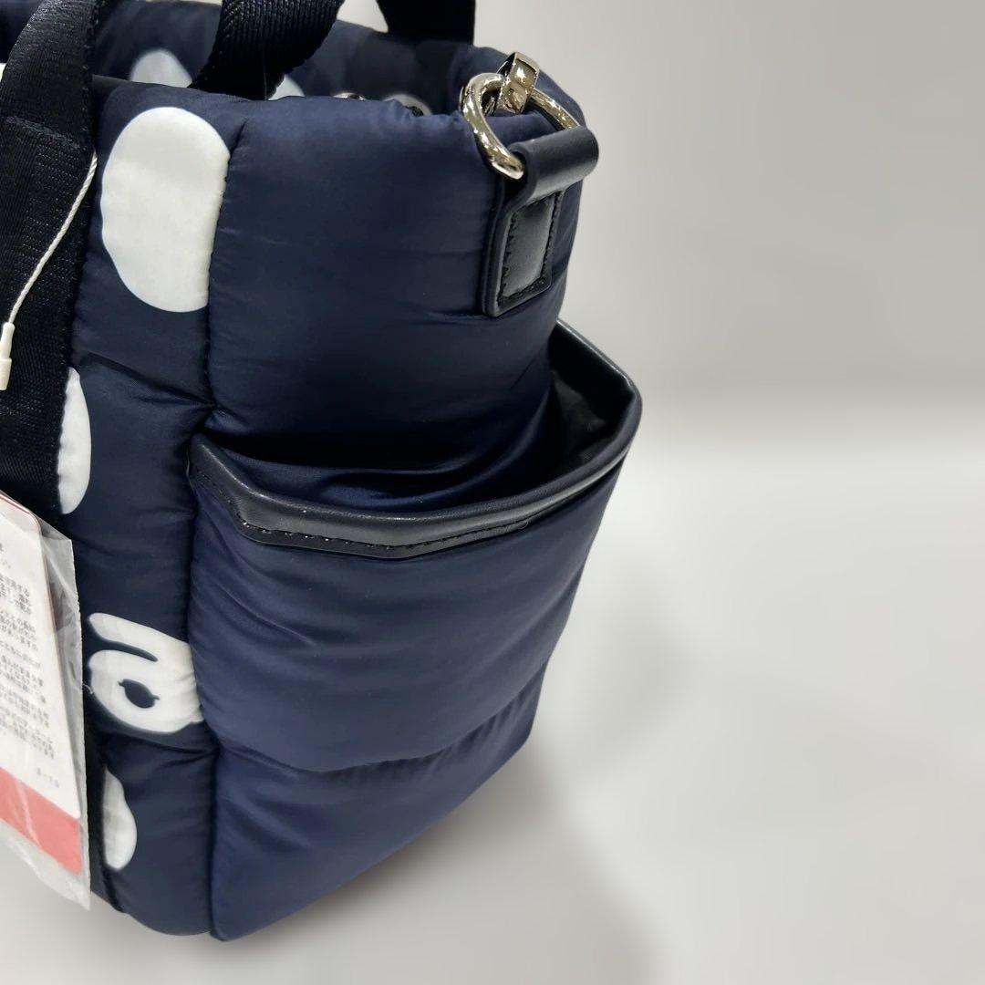 新品❤️アルチビオ❤️ネイビーブルー 水玉 バッグ