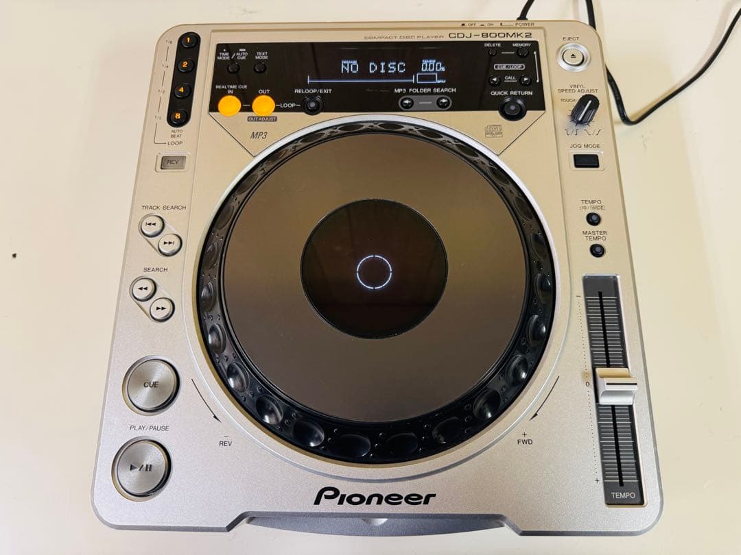 Pioneer CDターンテーブル CDJ-800MK2 パイオニア　②
