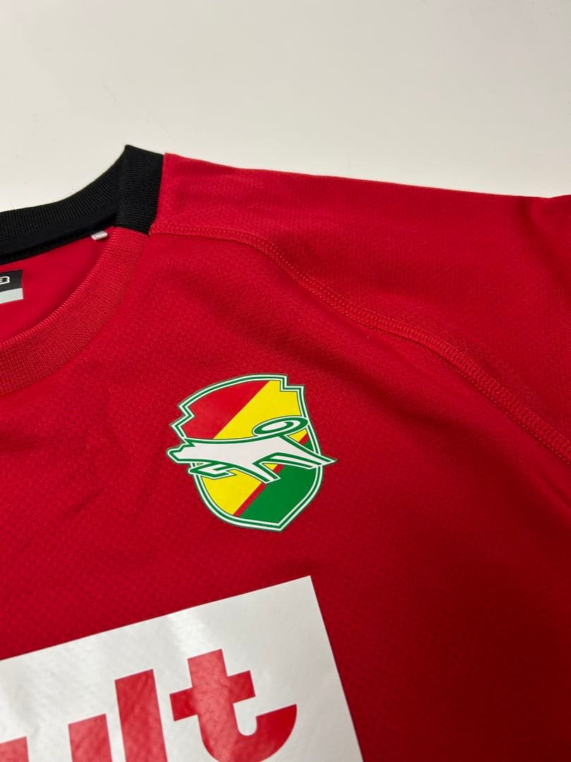 ジェフユナイテッド市原千葉　Kappa 長袖サッカーウェア　レッド　2XOサイズ