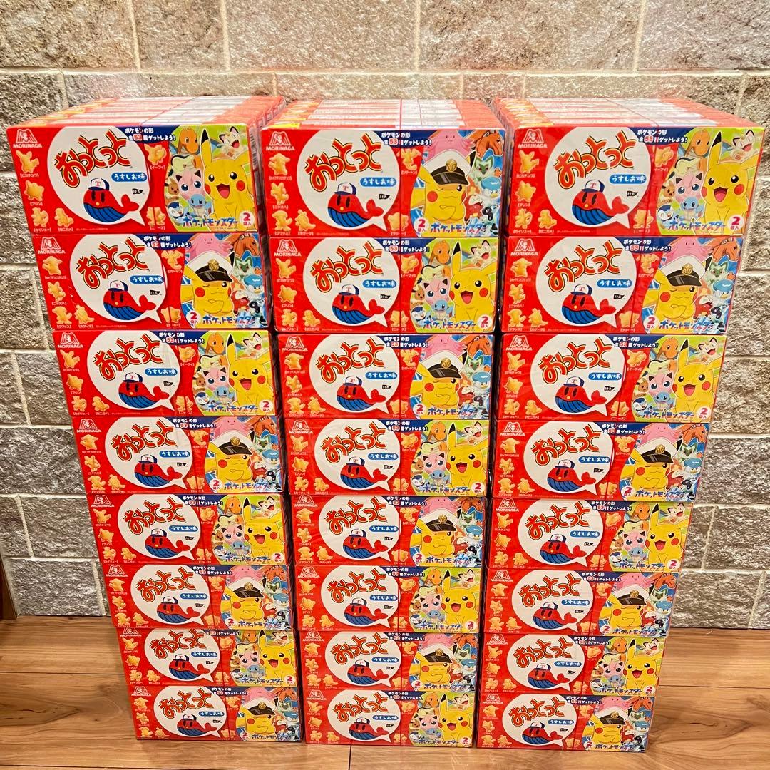 菓子 激安 大量 新品 おっとっと 森永 ポケモン 120箱 240袋