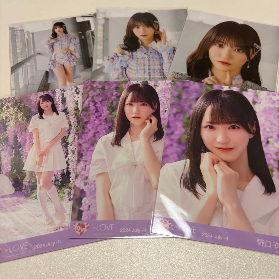 イコラブ 野口衣織 絶対アイドル辞めないで 生写真コンプ