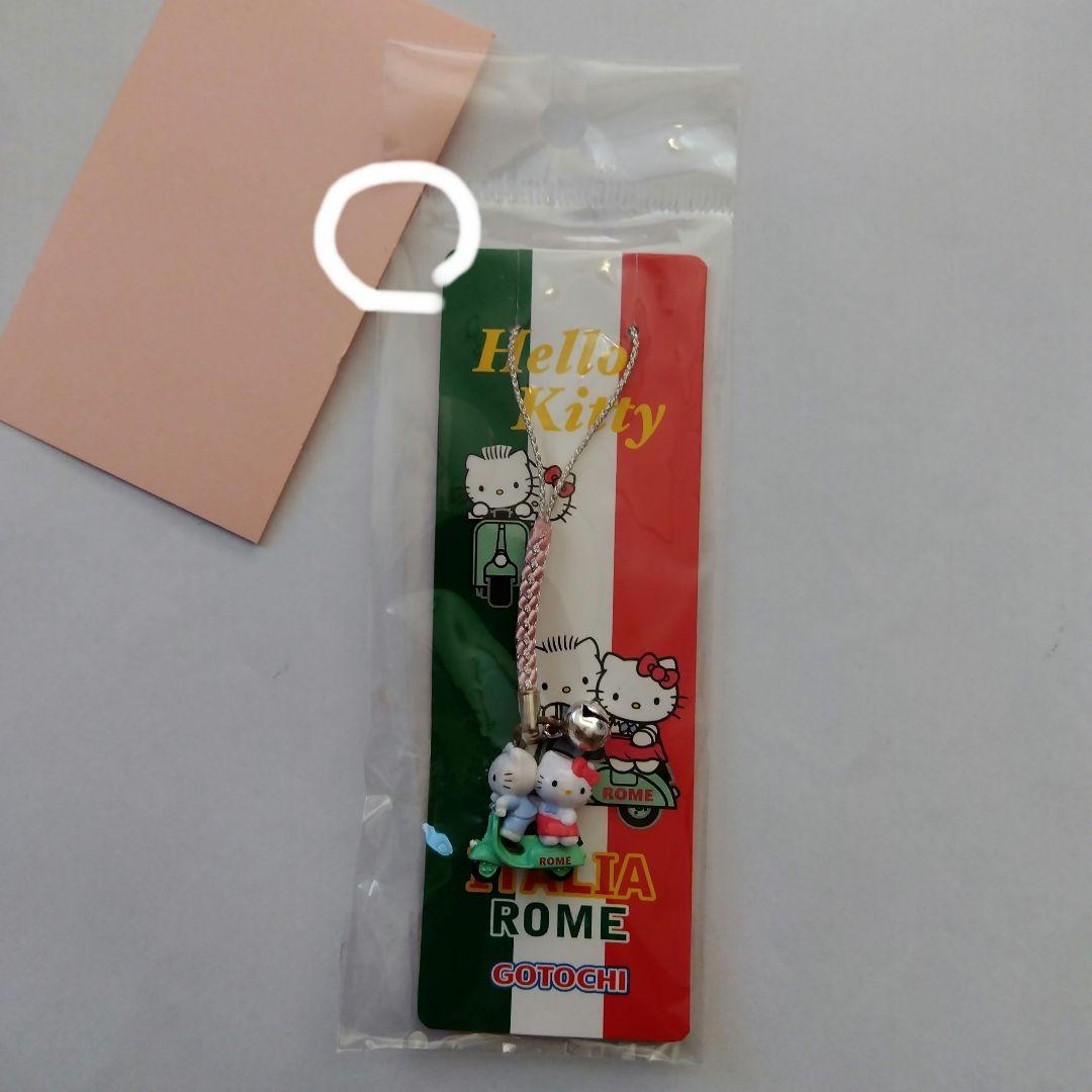 キティ イタリア ローマ ストラップ