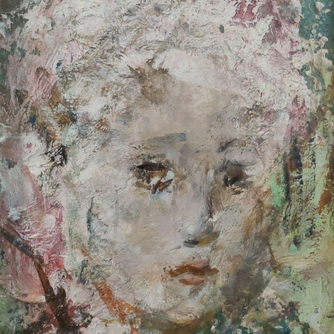 佐藤吉五郎　油彩画『少女』