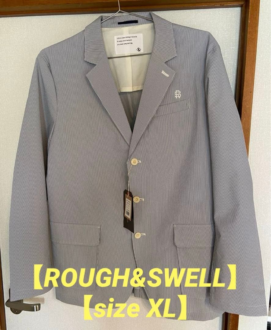 r*u様 新品正規品【ROUGH&SWELL/XL】サラサラ素材ジャケット　ドレ