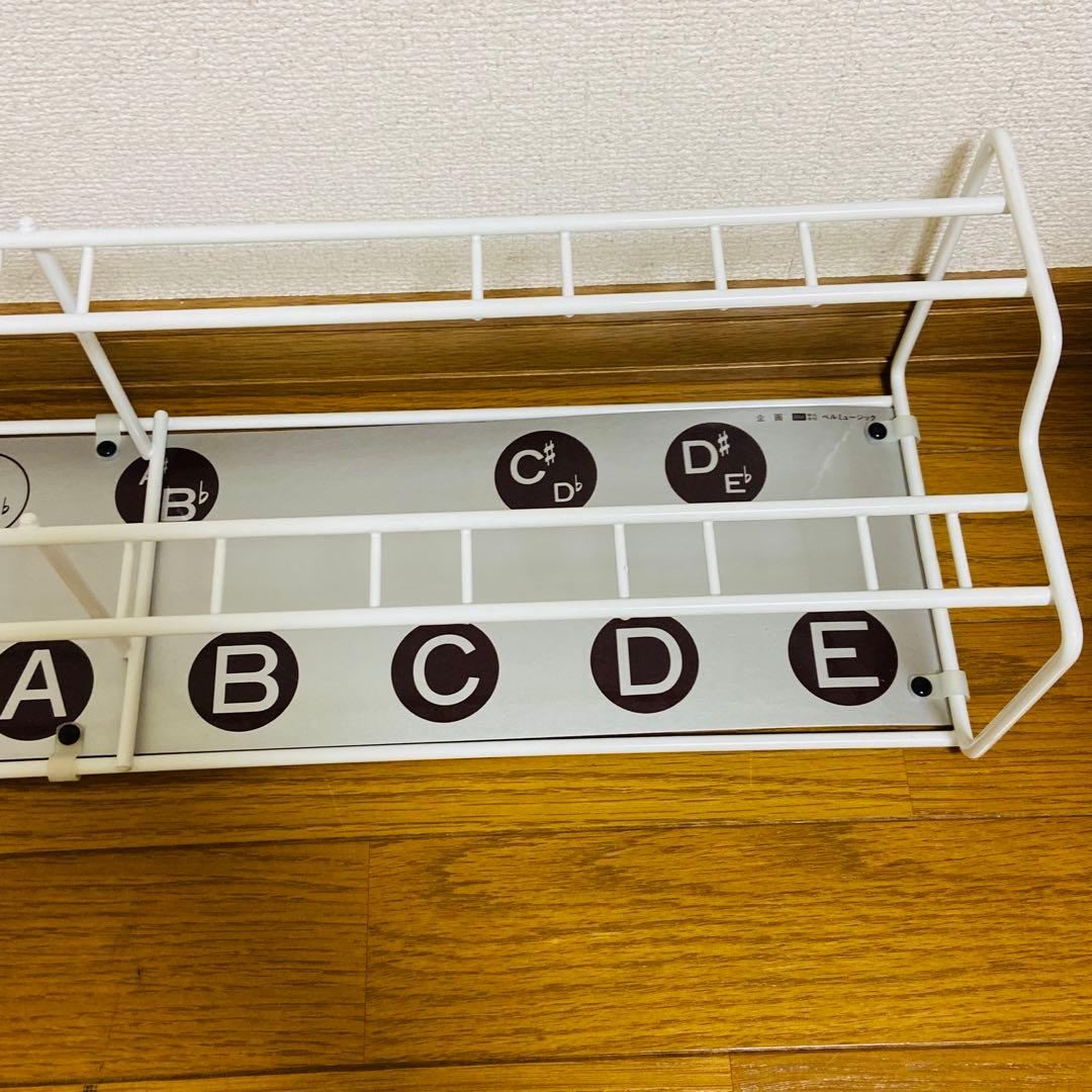 内田洋行　ハンドベル　ミュージックベル　20音　スタンド付き