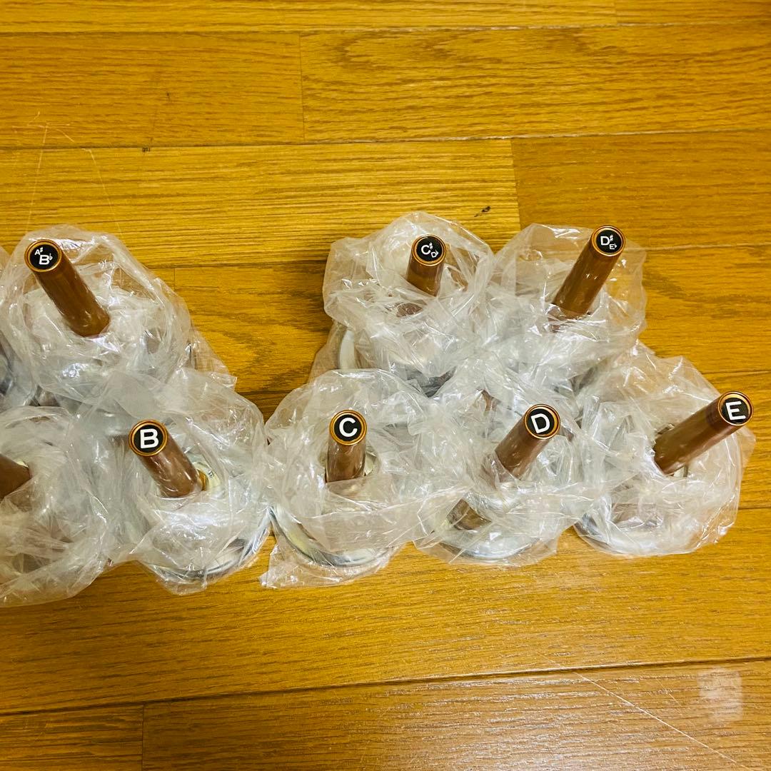 内田洋行　ハンドベル　ミュージックベル　20音　スタンド付き