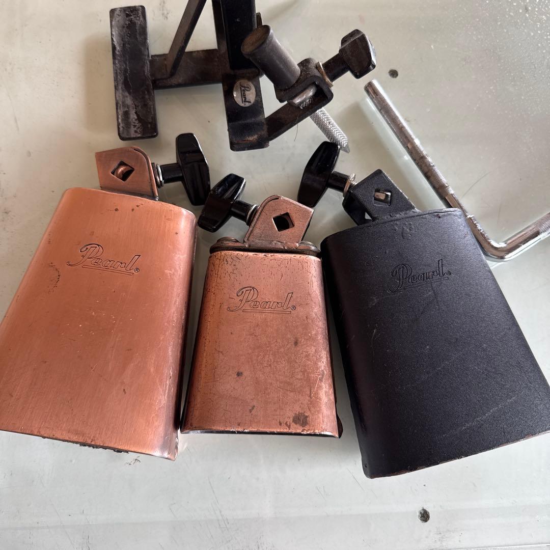 Pearl カウベルセット 3個