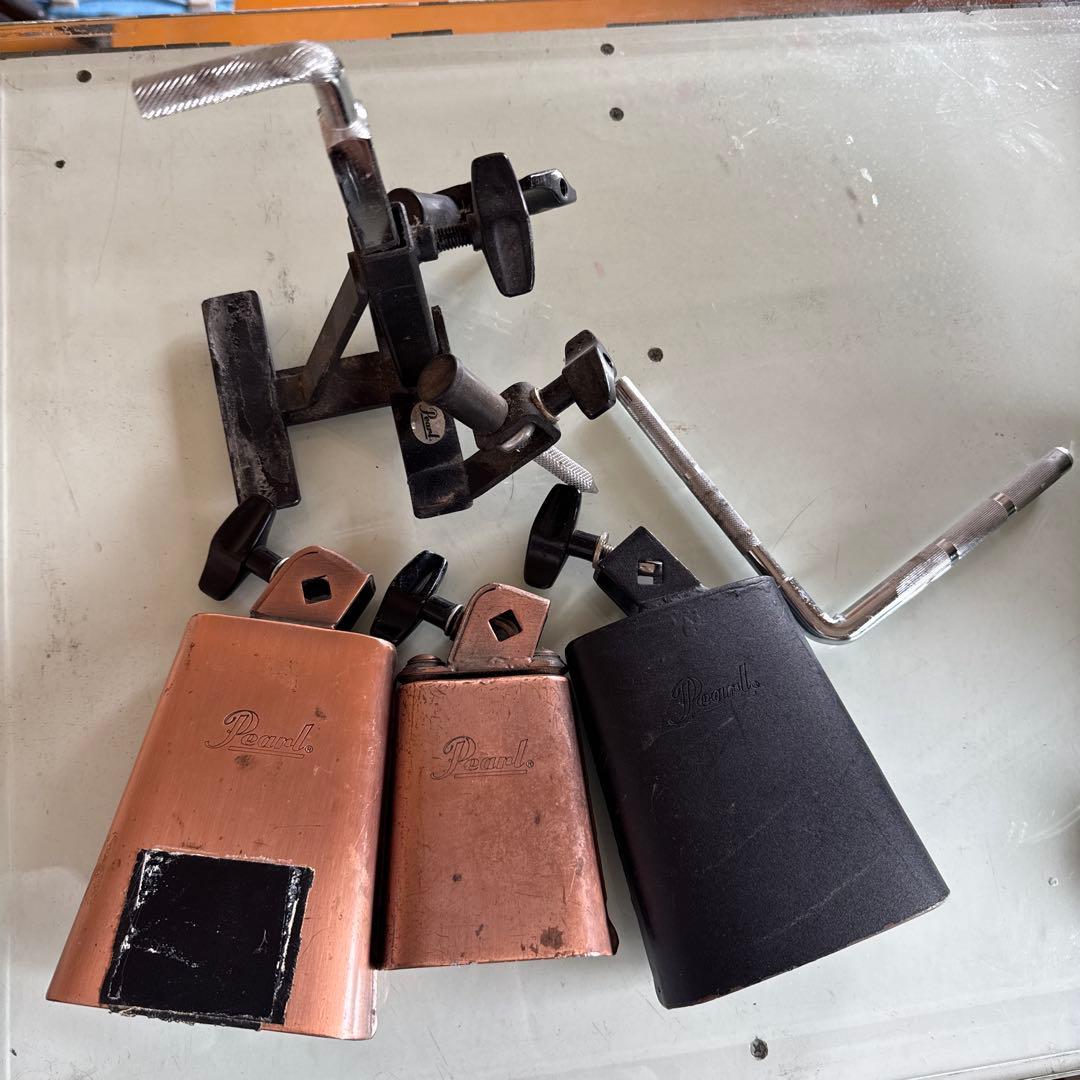 Pearl カウベルセット 3個