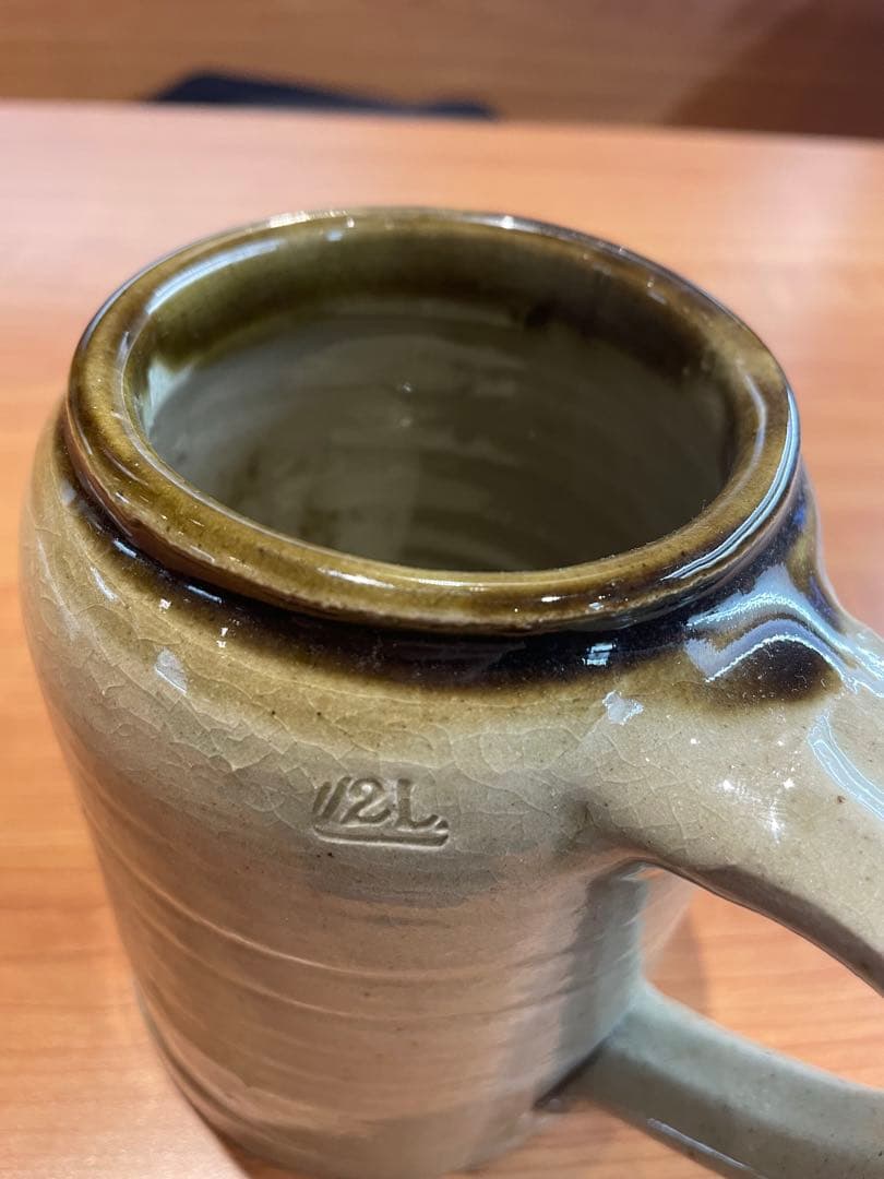 人間国宝　民芸陶器　浜田庄司　濵田庄司　ABジョッキー　ビール