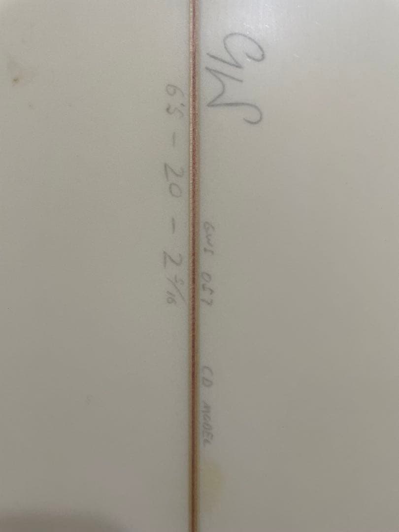 Webber ミッドレングス(ファンボード) 6’5”ハードケース付