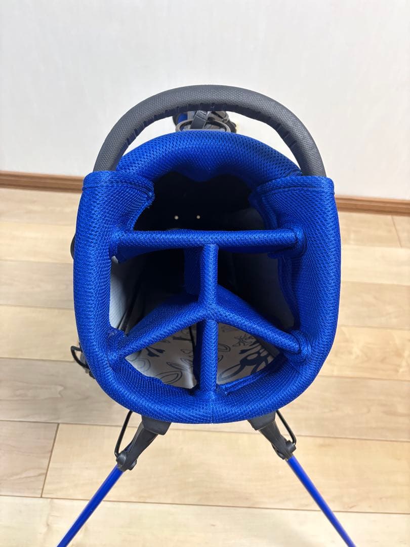 Psycho Bunny キャディバッグ ライトウェイト ブラック/ブルー