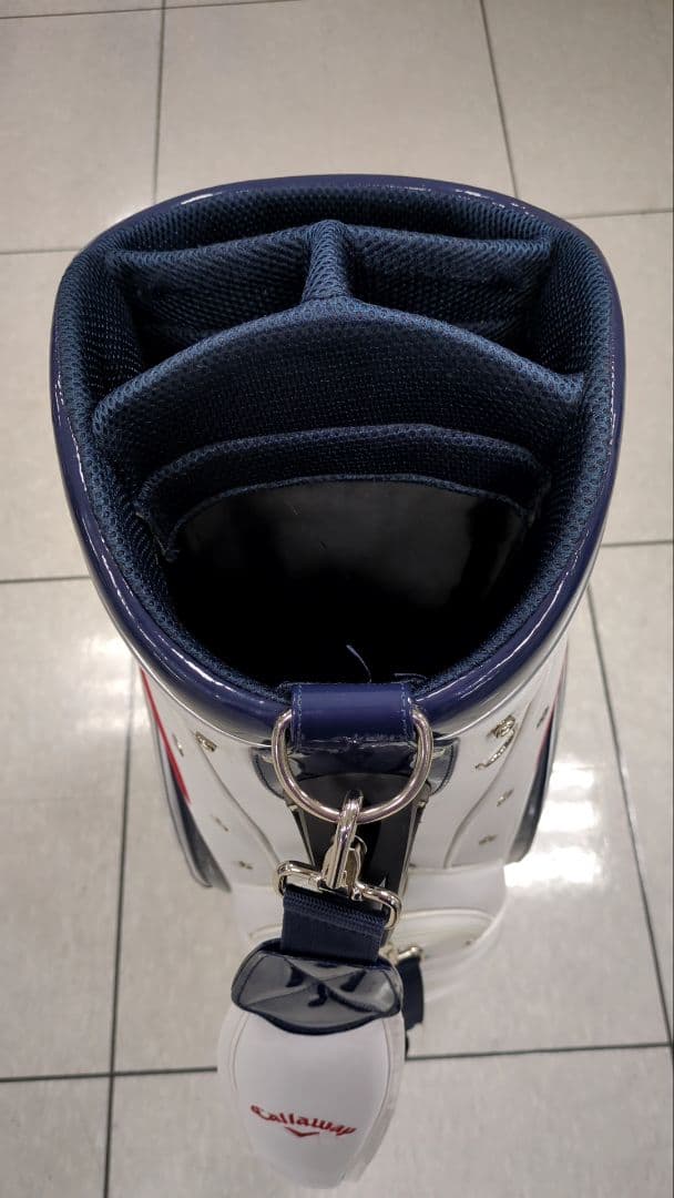 Callaway キャディバッグ ホワイト/レッド/ネイビー