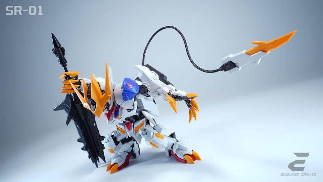 海外製　中華　バエル　バルバトス似　形態切替 MGSD相当 発光 新品プラモデル