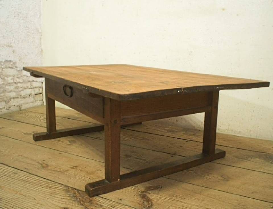 1059 アンティーク　文机　ローテーブル　展示台　古家具　古道具　レトロ