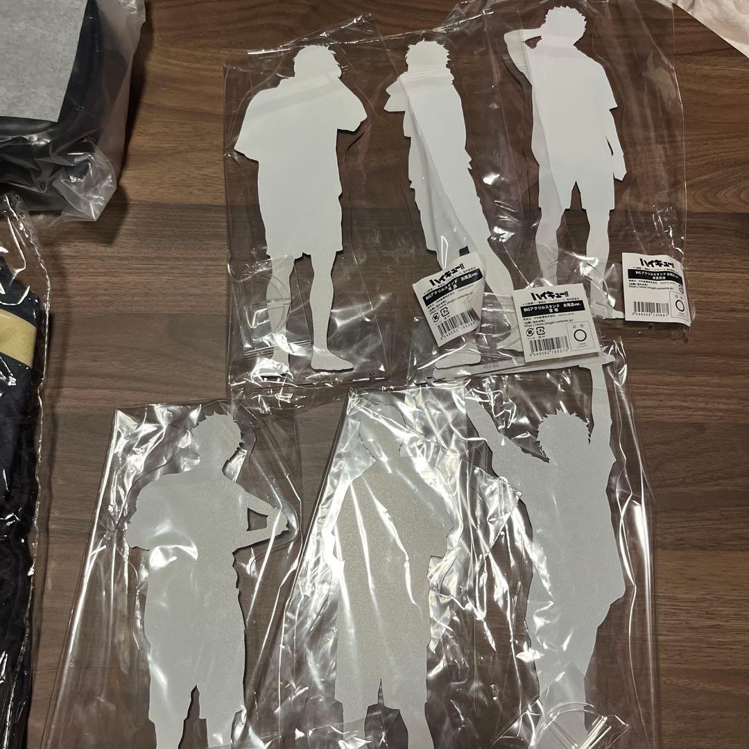 ハイキュー　極楽湯　BIGアクリルスタンド　木兎　赤葦　及川　宮侑　宮治　影山