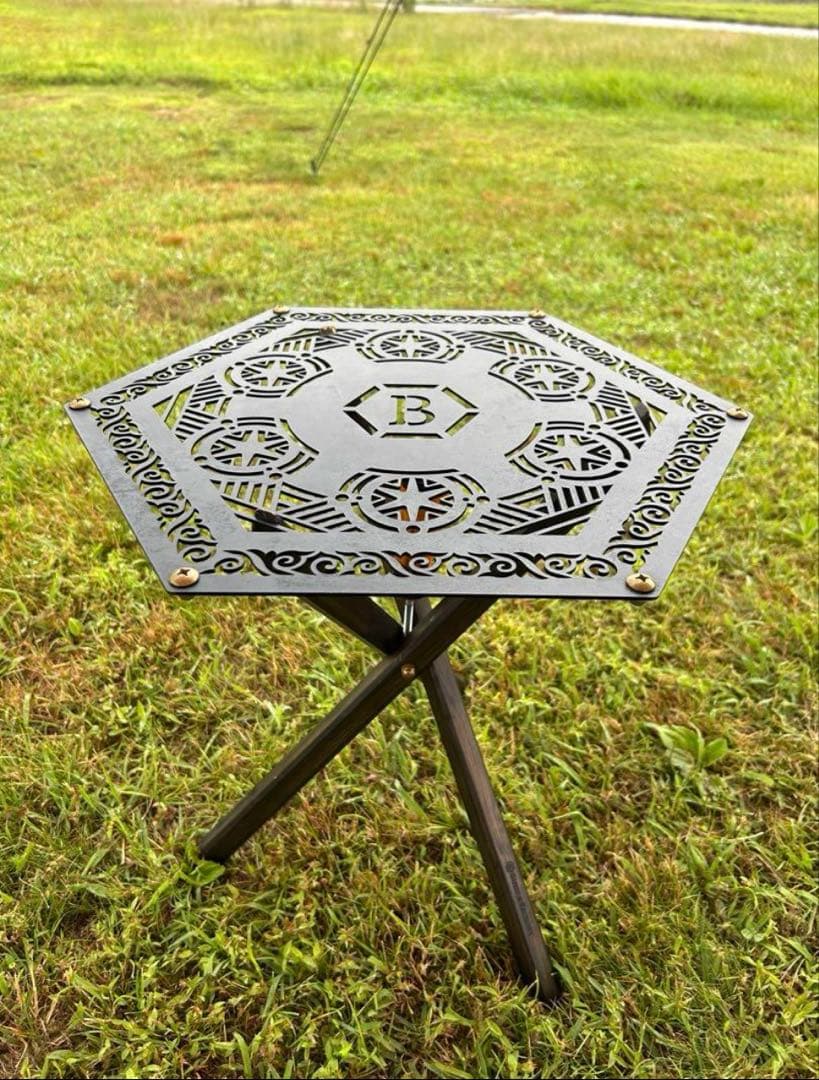 三脚テーブル BURU,S FACTORY 天板三脚セット　おまけ付き