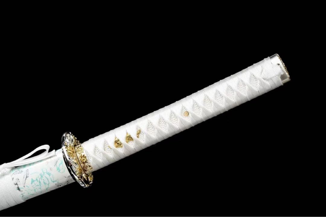 白綾 刀装具 日本刀 武具 鑑賞刀 居合刀 模造刀 舞踊刀