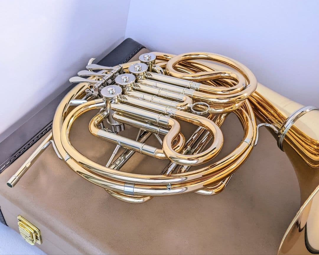 [専用]【良質品】ヤマハホルン YHR-567GDB フルダブル ゴールドブラス