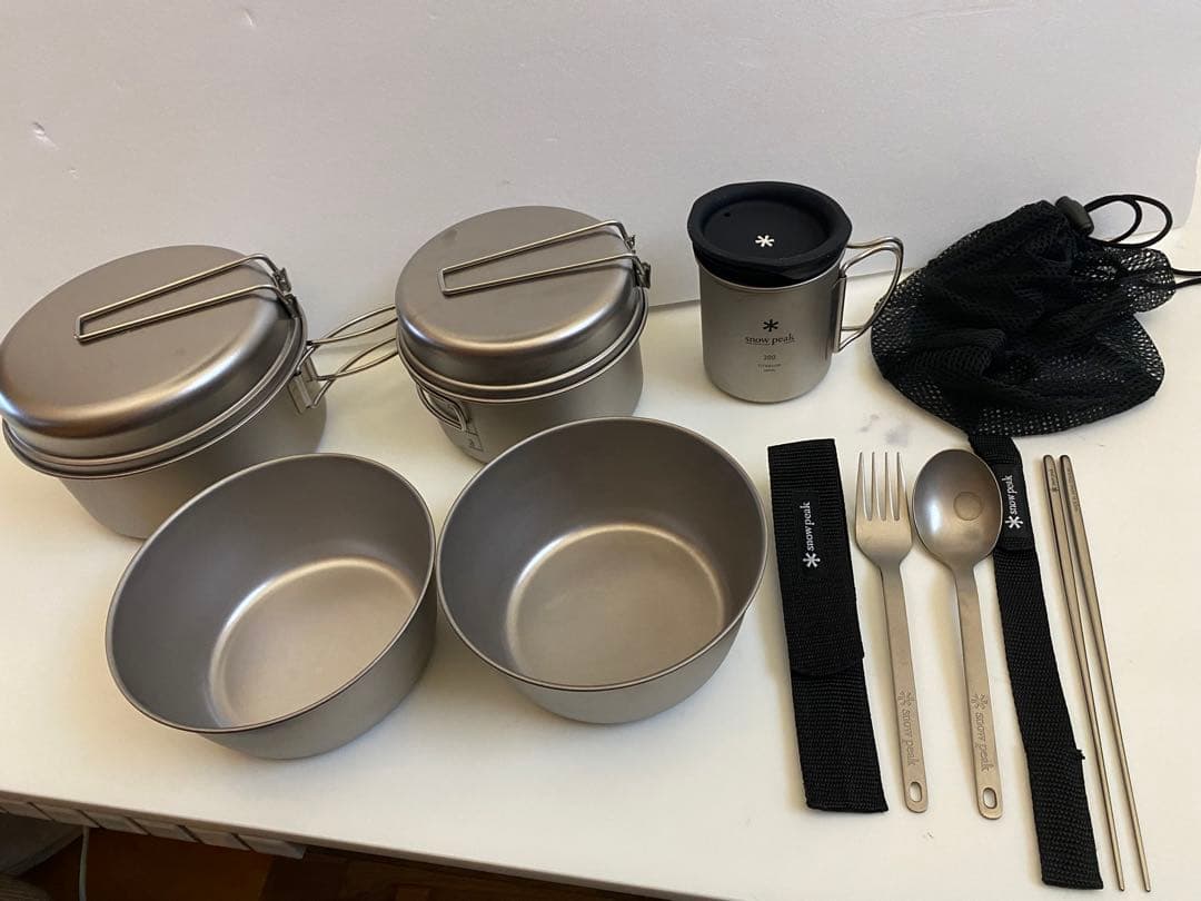 セ*人様 スノーピーク( peak) まとめて チタン クッカーボール