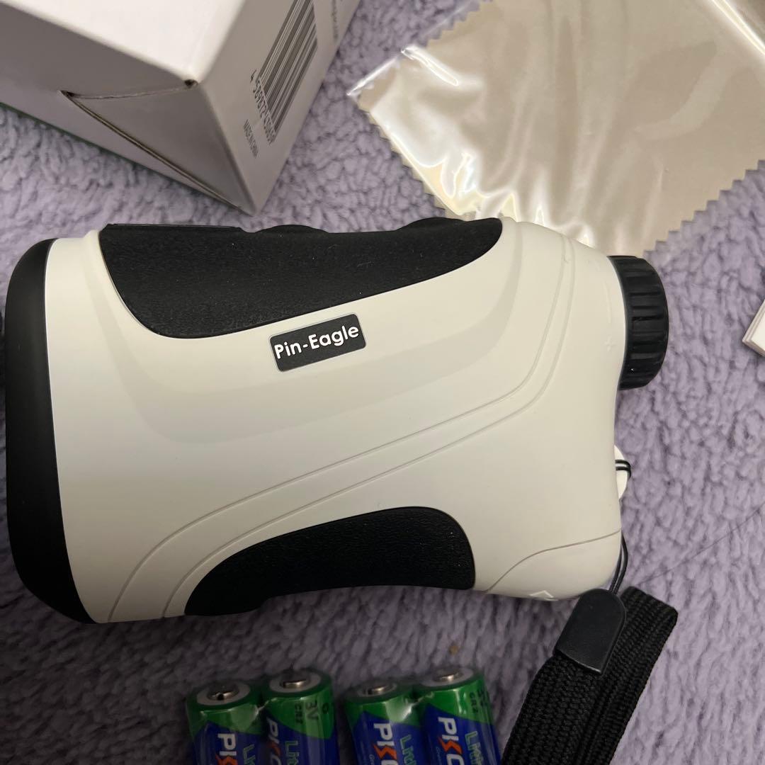 ピンイーグル　ゴルフ用 レーザー距離計 660yd対応　CR3換え電池4つ付き